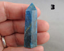 You Choose!  Blue Apatite Gemstone Standing Point Tower