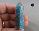 You Choose!  Blue Apatite Gemstone Standing Point Tower