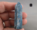 You Choose!  Blue Apatite Gemstone Standing Point Tower