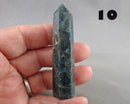 You Choose!  Blue Apatite Gemstone Standing Point Tower