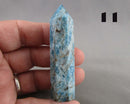 You Choose!  Blue Apatite Gemstone Standing Point Tower