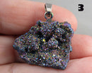 You Choose!  Beautiful Rainbow Aura Quartz Pendants