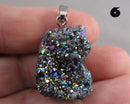 You Choose!  Beautiful Rainbow Aura Quartz Pendants