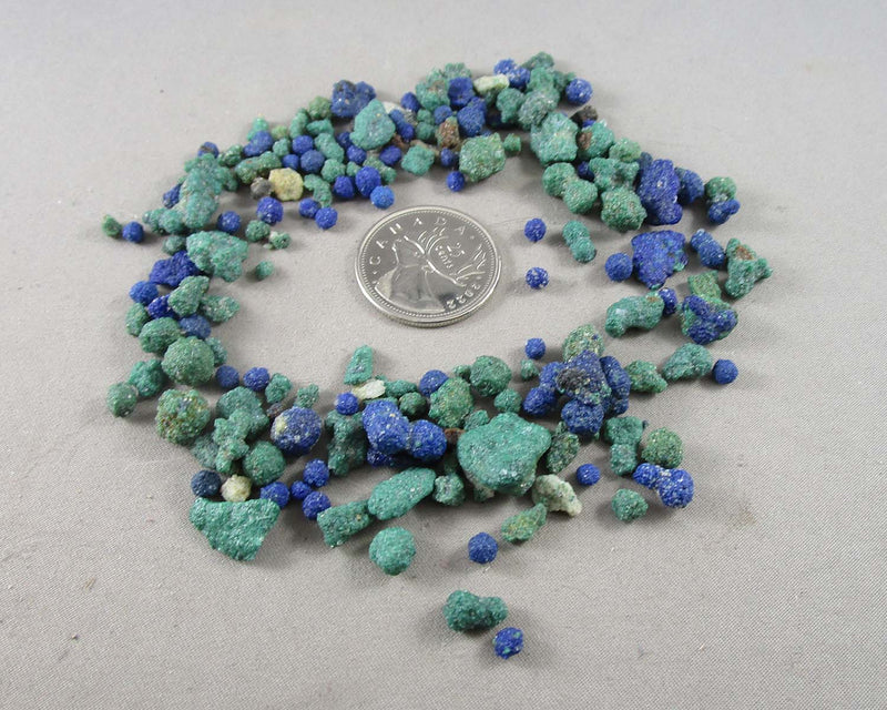 Azurite & Malachite Stones Raw Small 3grams T162