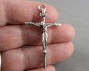 Crucifix Pendant 925 Sterling Silver (Vintage) H105-15