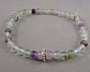 Rainbow Fluorite Bracelet (Vintage) H085-8