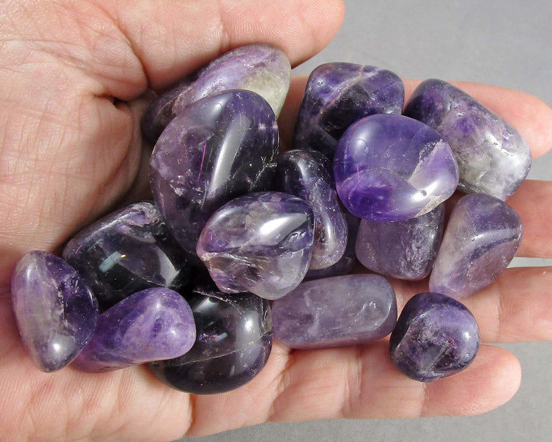 Amethyst Crystals Polished 5pcs J091**