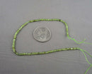 Peridot Beads Faceted Cube 2mm (C377)