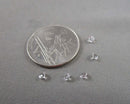 White Topaz Faceted 3mm Pointed Back Gemstone 5pc C460