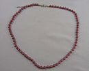 Garnet Gemstone Necklace (Vintage) H107-1
