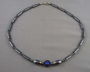 Hematite Gemstone Necklace (Vintage) H107-15
