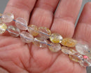White Topaz Nugget Beads C297