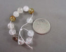 White Topaz Round Gemstone Beads 8mm C317