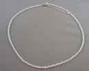 White Topaz Gemstone Necklace Z036