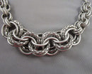 Silver Tone Statement Necklace Vintage H107-21