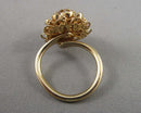 Amber Blossom Sarah Coventry Ring Size 6.5 Vintage H108-7