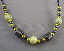 Hematite Gemstone Necklace (Vintage) H108-10