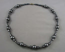 40% OFF!  Hematite Gemstone Necklace (Vintage) H110-5
