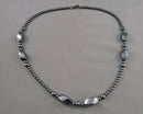 40% OFF!  Hematite Gemstone Necklace (Vintage) H110-7