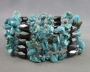 40% OFF!  Magnetic Hematite & Magnesite Bracelet (Vintage) H110-17