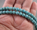 Blue Magnesite Round Beads 6mm Z040