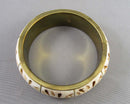 Carved Bone Bangle 1pc (Vintage) H088-8