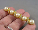 Faux Pearl Brooch (Vintage) H111-5