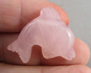Rose Quartz Dolphin Pendant H088-11