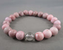 Pink Calcite Gemstone Bracelet (Vintage) H111-13