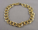 Gold Tone Chain Bracelet (Vintage) H111-15