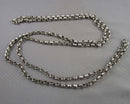 Silver Tone Link Chain Necklace Vintage H111-19