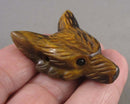 Tiger Eye Gemstone Wolf Z043