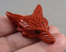 Red Jasper Gemstone Wolf Z052