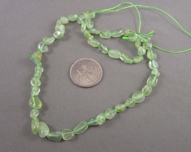 Prehnite Nugget Beads (C458)