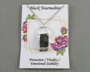 Black Tourmaline Necklace 1pc E010
