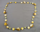 40% OFF!  Yellow Shell Necklace (Vintage) H036-16
