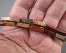 Picasso Jasper Column Beads 13x4mm C529