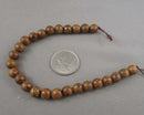 Wenge Wood Beads 8mm (C467)