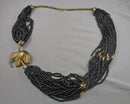 Brass Elephant Pendant Necklace (Vintage) H113-1