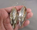 Abalone Shell Gemstone Earrings H113-2