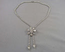 Continental Jewelry Rhinestone Crystal Necklace (Vintage) H113-9