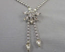 Continental Jewelry Rhinestone Crystal Necklace (Vintage) H113-9