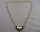Monet Designer Rhinestone Crystal Necklace (Vintage) H113-27