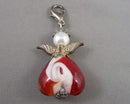 Lampwork Glass Angel Pendant (Vintage) H113-32