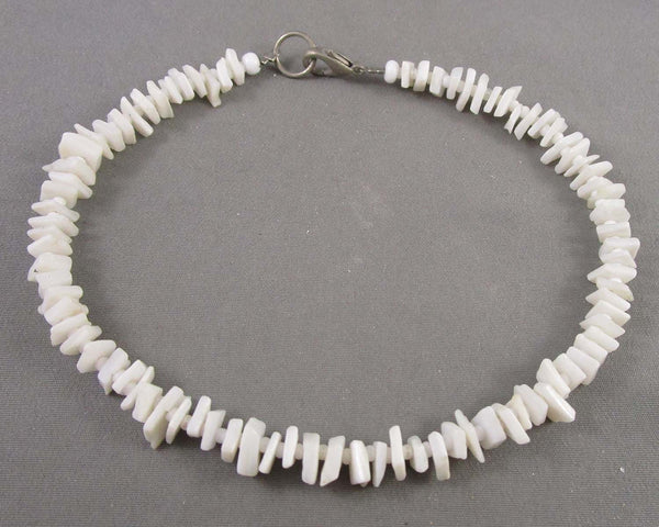 White Shell Anklet (Vintage) H111-6