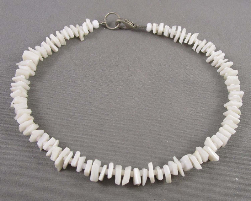 White Shell Anklet (Vintage) H111-6