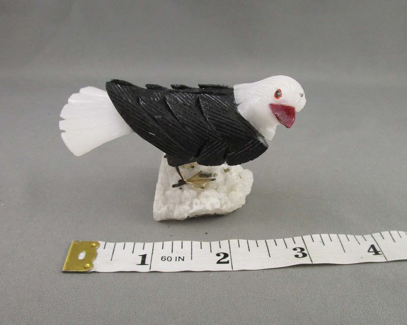 Onyx Bald Eagle Statue 1pc (Vintage) B008-2