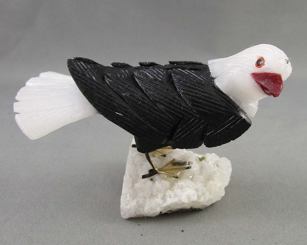 Onyx Bald Eagle Statue 1pc (Vintage) B008-2