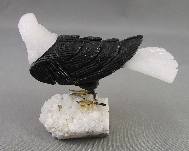 Onyx Bald Eagle Statue 1pc (Vintage) B008-2