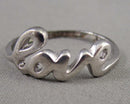 925 Sterling Silver "Love" Ring Size 6.5  (Vintage) H115-7
